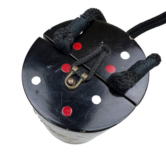 Vintage Timmy Woods Beverly Hills Wood Crossbody Purse, Coffee Cup, Handmade - Picture 7 of 15